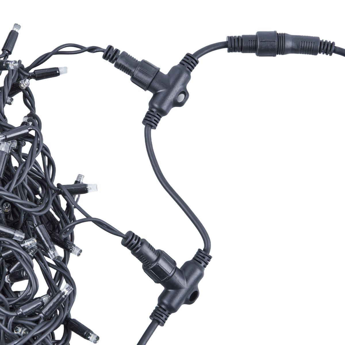 фото провод-шина для гирлянд uniel ucx-f90 t10/2m/bk ul-00013219 | 220svet.ru