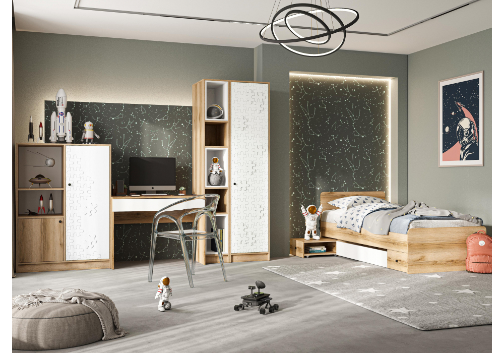 фото выдвижной ящик woodville кинд тб-02 дуб делано / дуб делано 586732 | 220svet.ru