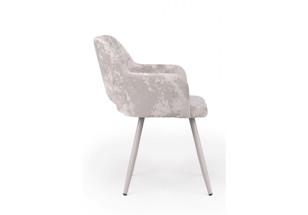 фото стул поворотный на металлокаркасе woodville эолин 360 латте (simple 008) / серый 631682 | 220svet.ru