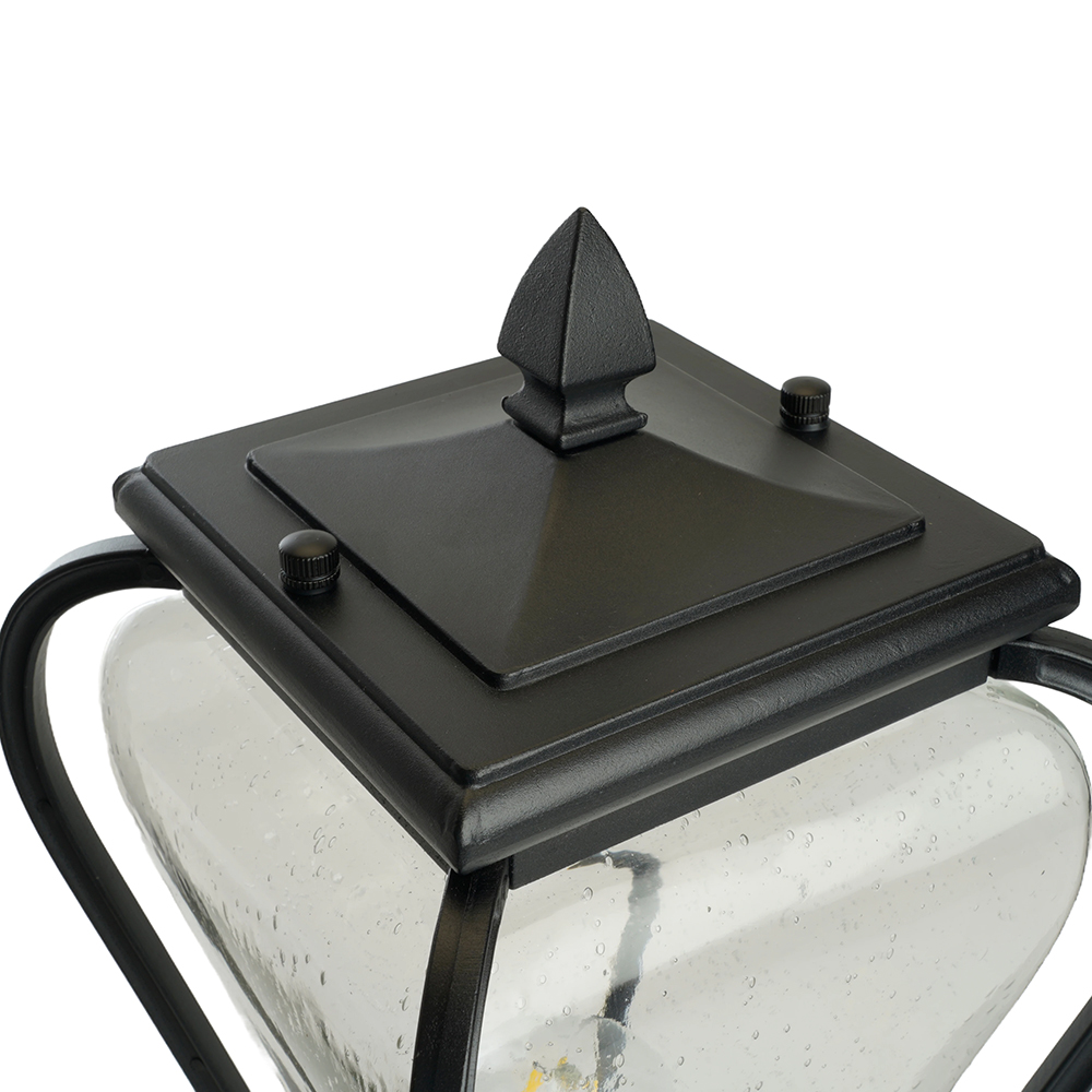 фото светильник садово-парковый feron pl744  на постамент 60w 230v e27, черный 51275 | 220svet.ru