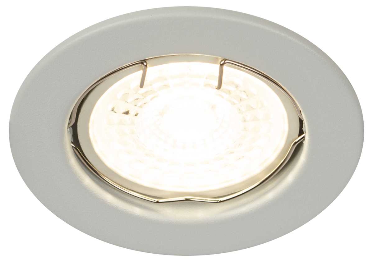 фото светильник встраиваемый штампованный эра st1 swh под лампу mr16 gu5.3 белый матовый б0059740 | 220svet.ru