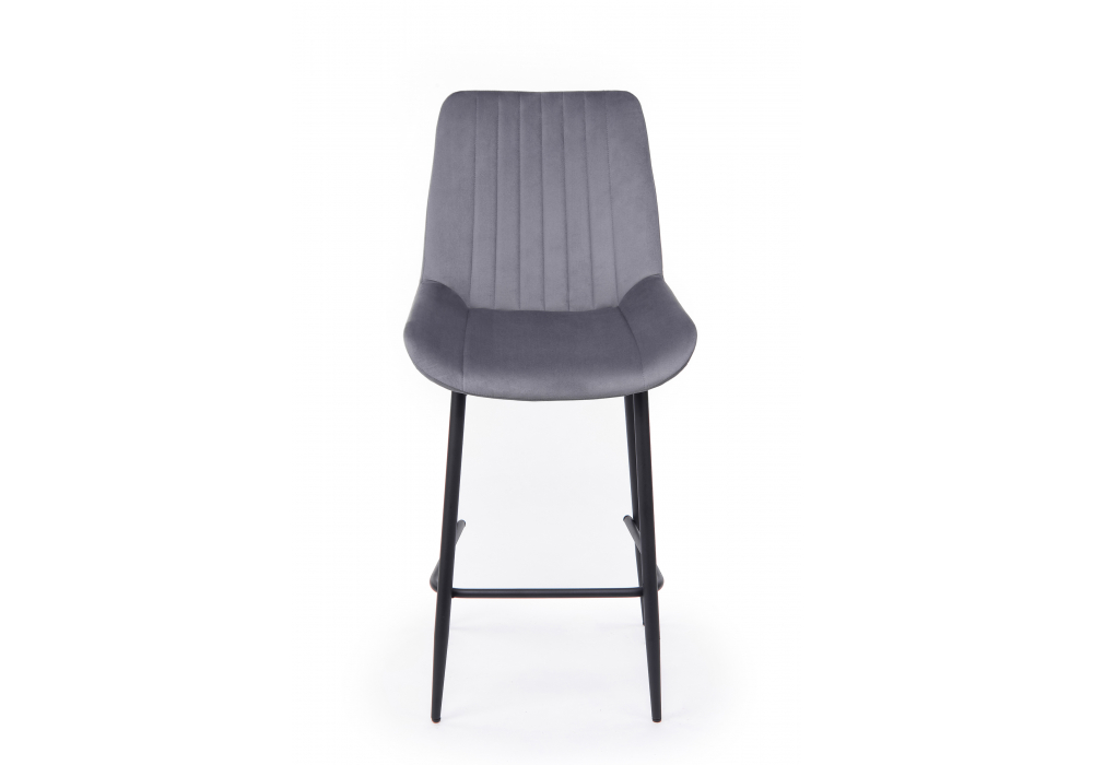 фото барный стул вращающийся woodville седа 360 темно-серый (zd 995) / черный 632594 | 220svet.ru