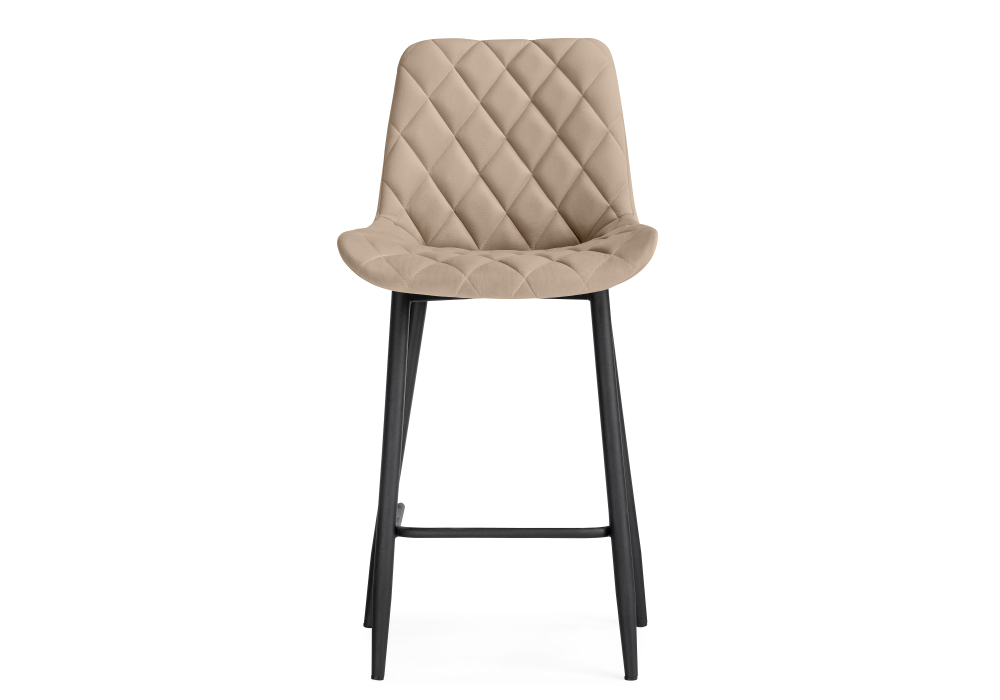 фото барный стул woodville баодин б/к бежевый / черный 517161 | 220svet.ru