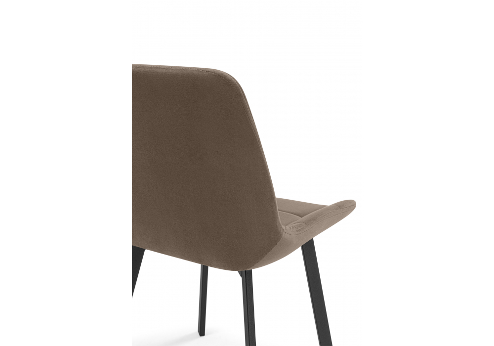 фото стул поворотный на металлокаркасе woodville челси 360 п коричневый (zd 233) / черный np 632539 | 220svet.ru