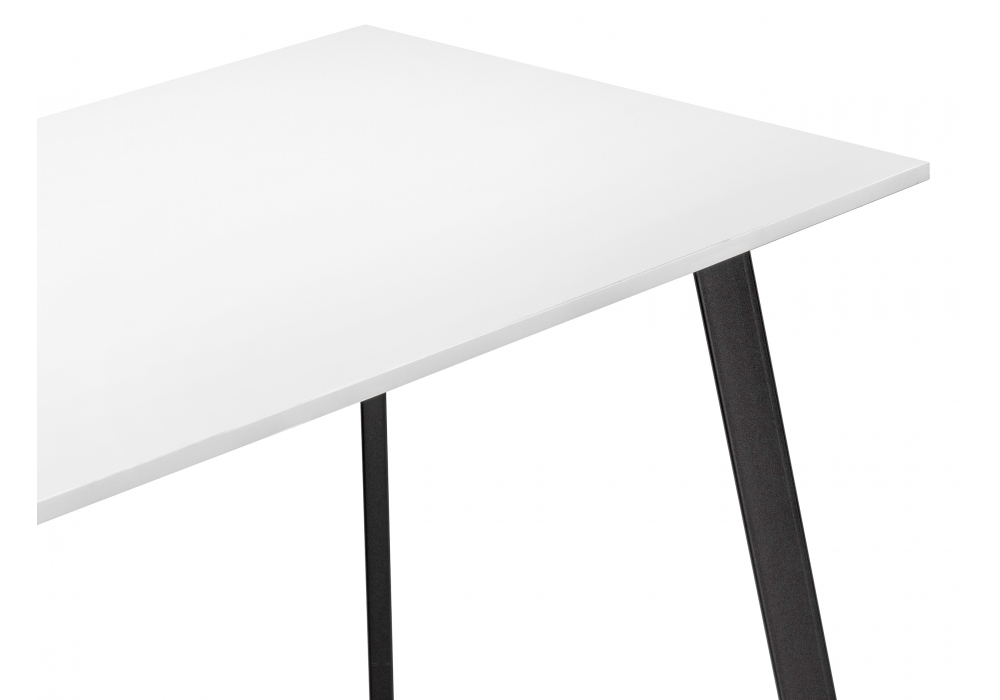 фото стол деревянный woodville ремли белый / черный 584294 | 220svet.ru