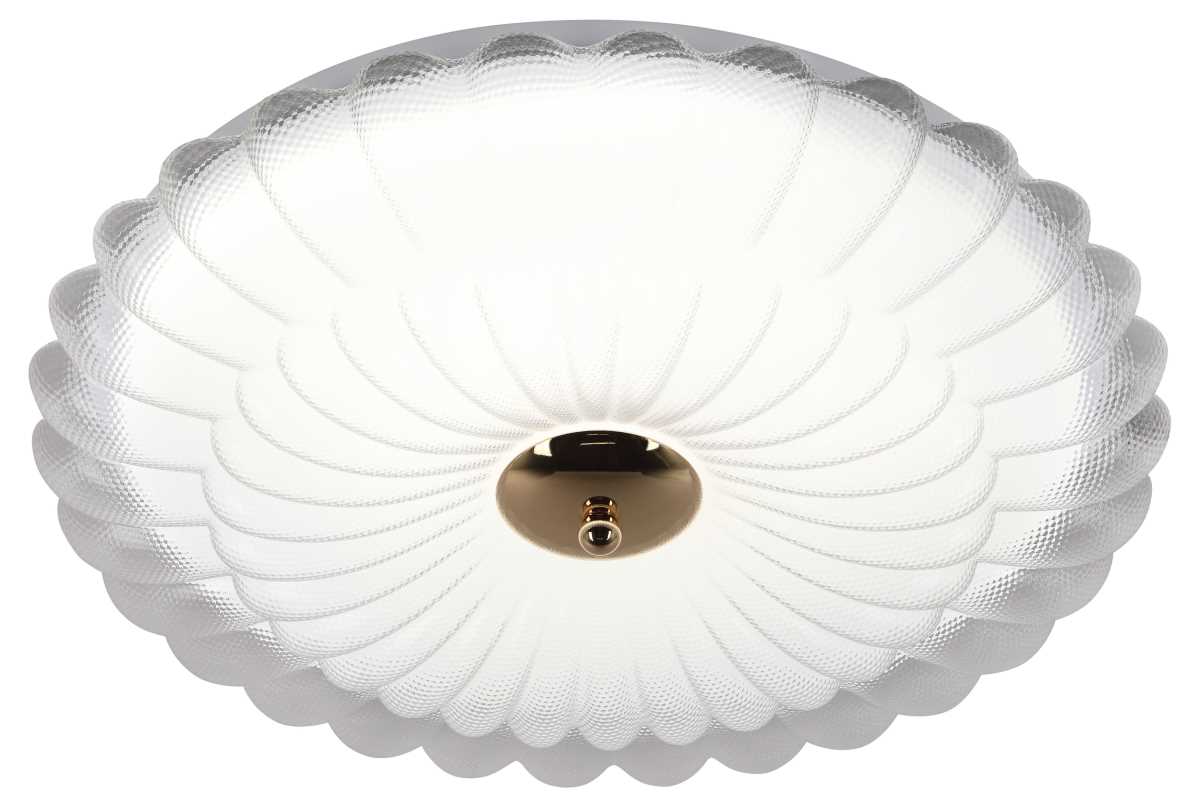 фото светильник потолочный светодиодный эра классик без ду spb-6 chester 48w-5k wh+gd 5000к белый/золото б0070191 | 220svet.ru