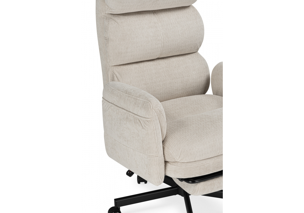 фото офисное кресло woodville restore бежевый / черный 15946 | 220svet.ru