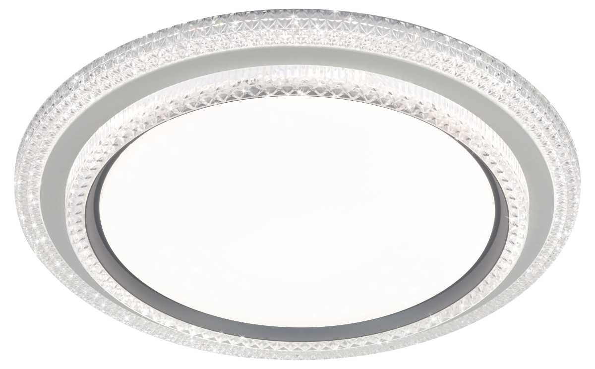 фото светильник потолочный светодиодный эра spb-6 sunny 86w-3k-6,5k-rc wh+gr с ду б0070185 | 220svet.ru