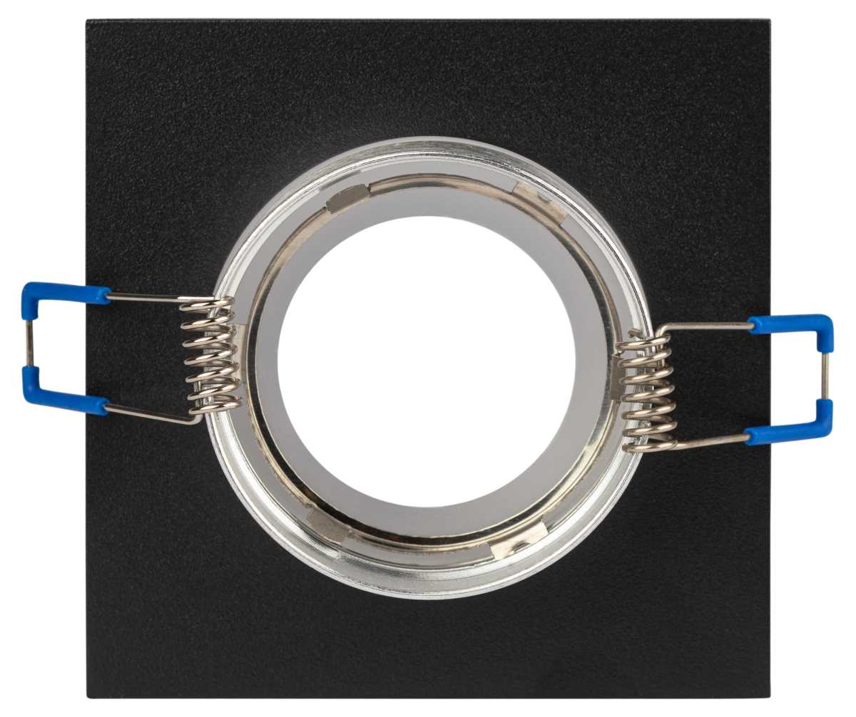 фото светильник встраиваемый декоративный эра dk96 bk под лампу mr16 gu5.3 черный б0055594 | 220svet.ru