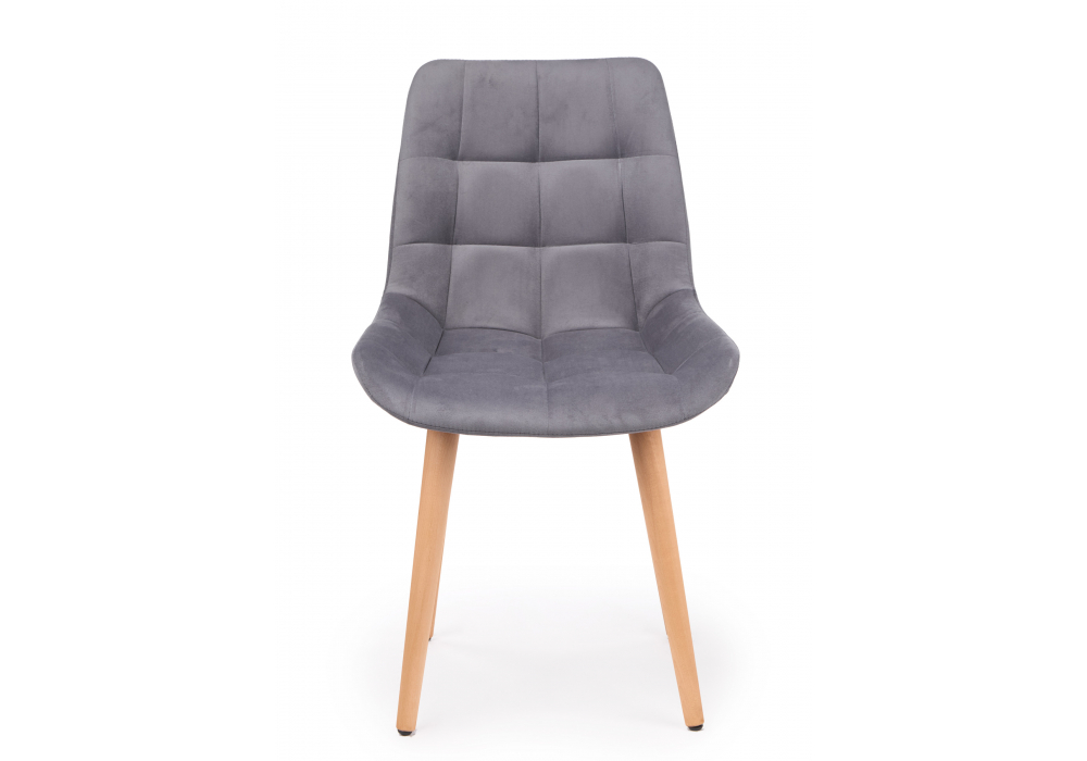 фото стул деревянный woodville челси темно-серый (zd 995) / светлое дерево 632457 | 220svet.ru