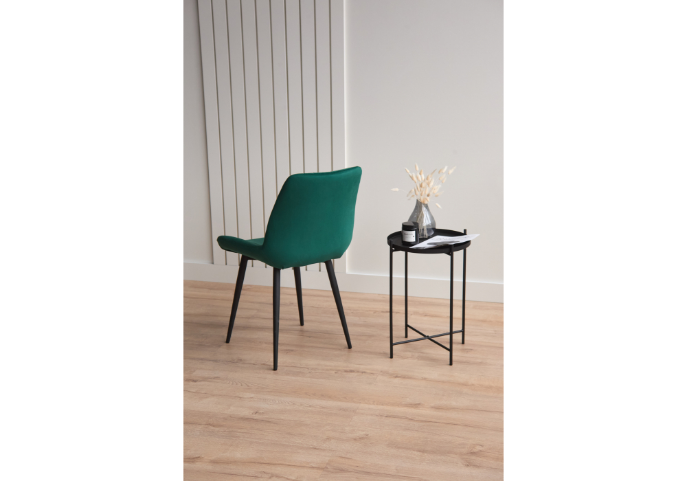 фото стул на металлокаркасе woodville седа зеленый (zd 667) / черный 632422 | 220svet.ru