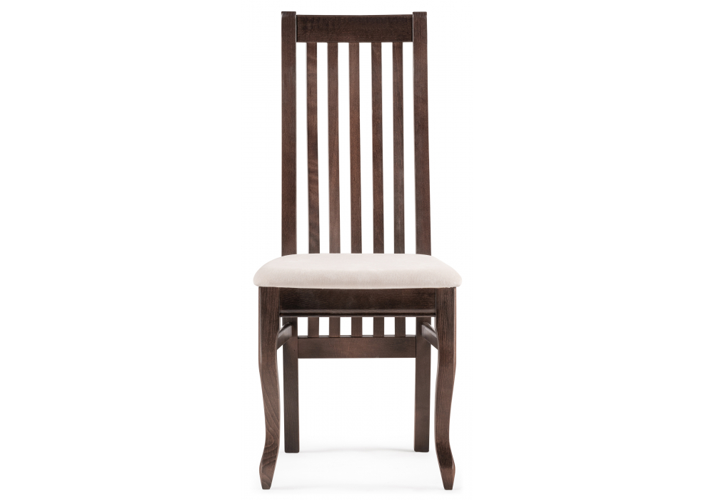 фото стул деревянный woodville арлет ткань tenerife latte / венге коричневый 615255 | 220svet.ru