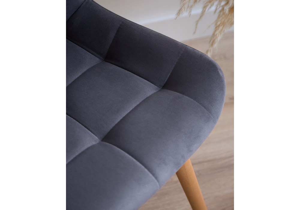 фото стул деревянный woodville челси темно-серый (zd 995) / светлое дерево 632457 | 220svet.ru