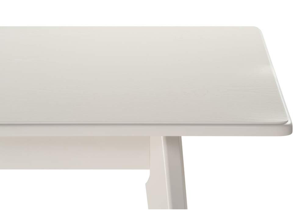 фото стол деревянный раскладной 110(140)х68х75 woodville улаинс прямоугольный слоновая кость 618725 | 220svet.ru