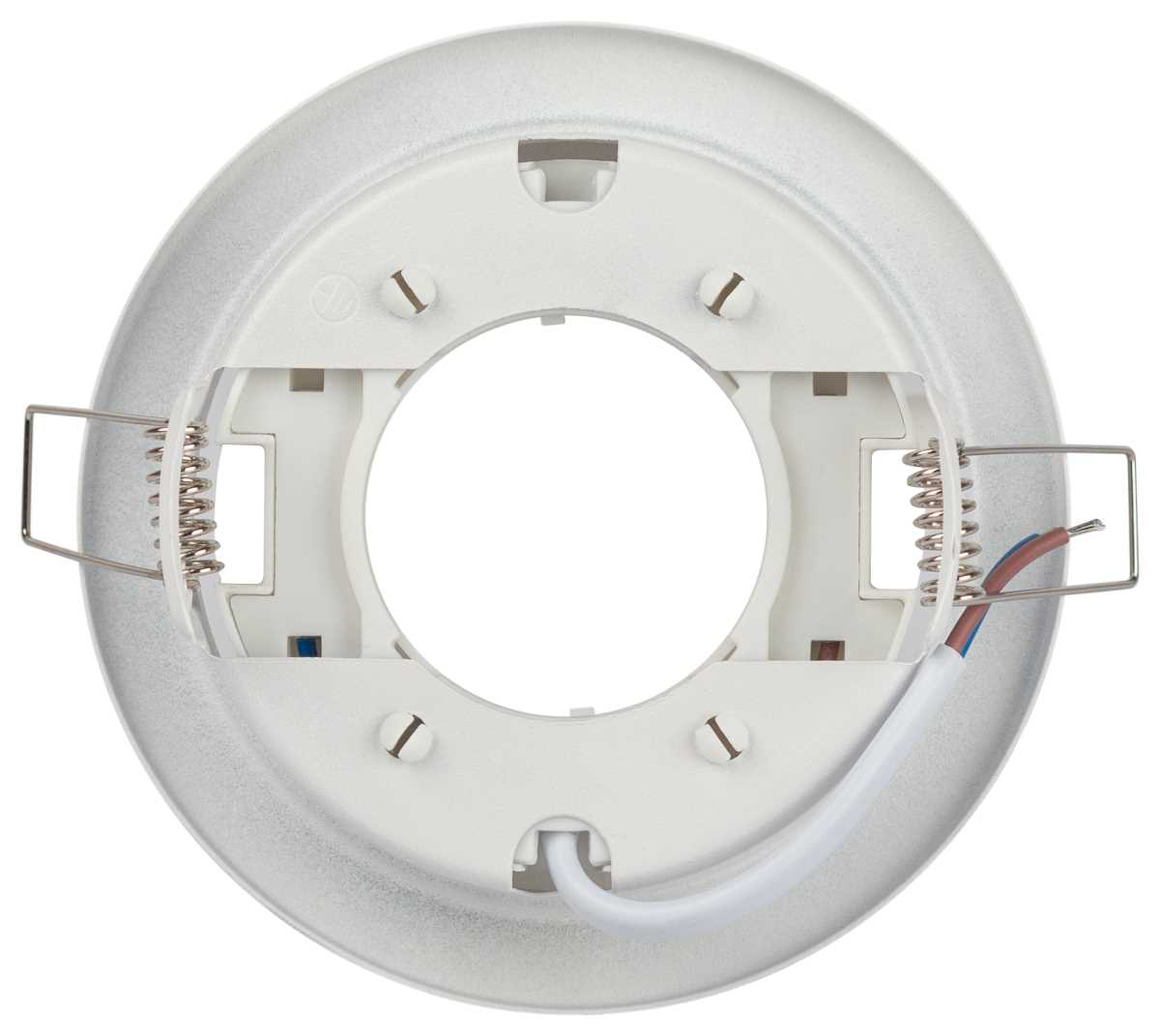 фото светильник встраиваемый эра kl35 swh (k) под лампу gx53 белый матовый термокольцо в комплекте б0061187 | 220svet.ru
