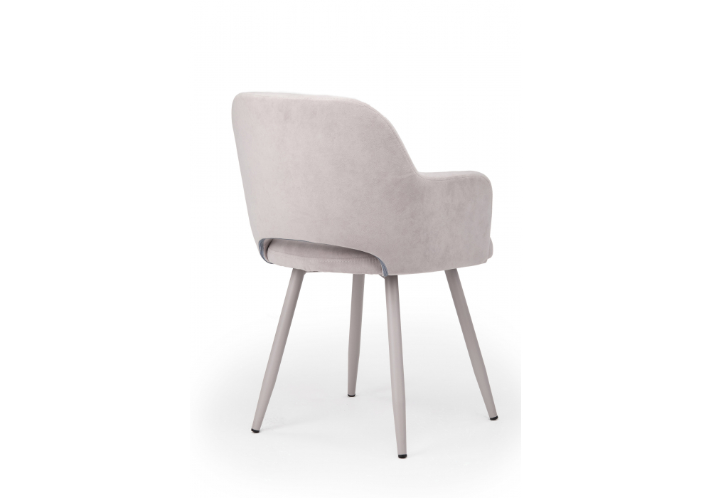 фото стул поворотный на металлокаркасе woodville эолин 360 светло-серый (glory 36) / серый 631735 | 220svet.ru