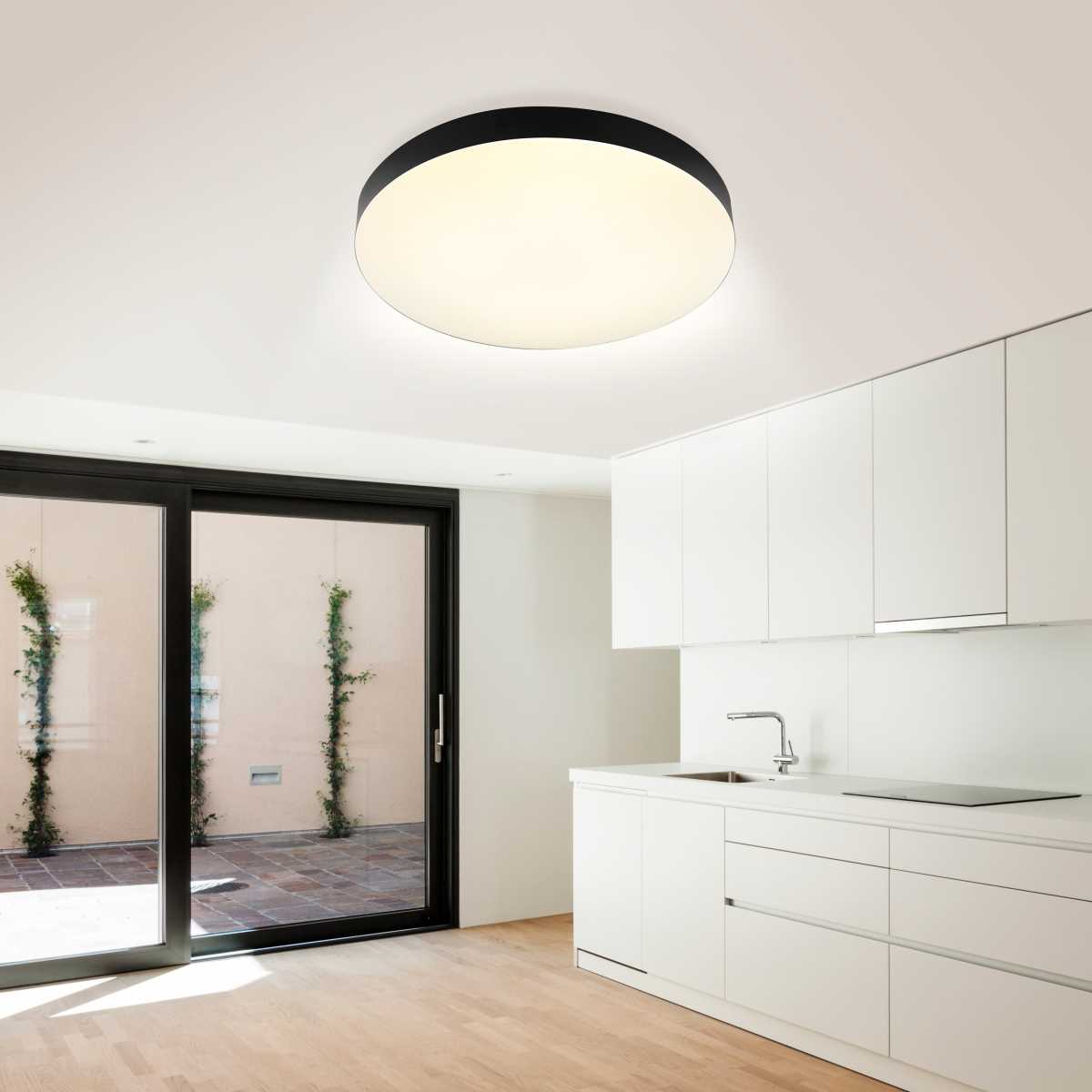 фото светильник потолочный светодиодный эра классик с ду relict 48 pult spb-6-60-rc bk 60w 3000-6500k черный б0059497 | 220svet.ru