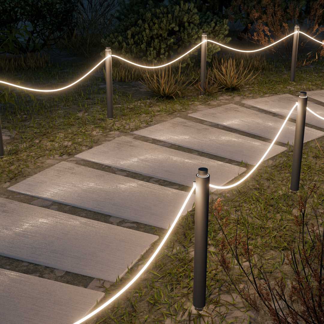 фото комплект светодиодного неона apeyron 220в, 6вт/м, 300лм/м, 3000к, smd 2835, 144д/м, круглый d=14, 10м, ip65 (сетевой шнур, заглушка, крепеж - 10шт) 10 | 220svet.ru