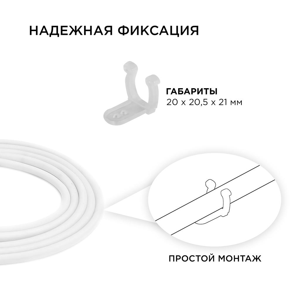 фото комплект крепежей apeyron к светодиодной ленте для бани и сауны (5шт) 09-55 | 220svet.ru