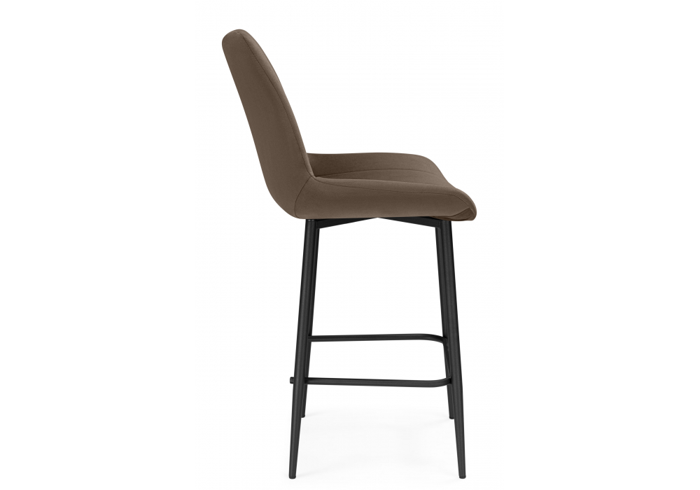 фото барный стул поворотный woodville седа 360 коричневый (zd 233) / черный np 632624 | 220svet.ru