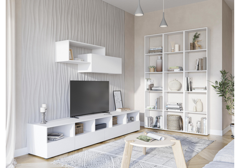 фото шкаф навесной woodville элла белый 547980 | 220svet.ru