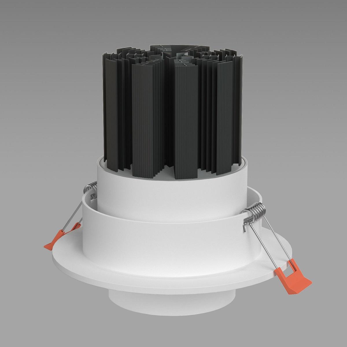 фото встраиваемый светодиодный светильник elektrostandard 9920 led 15w 3000k белый a064034 | 220svet.ru