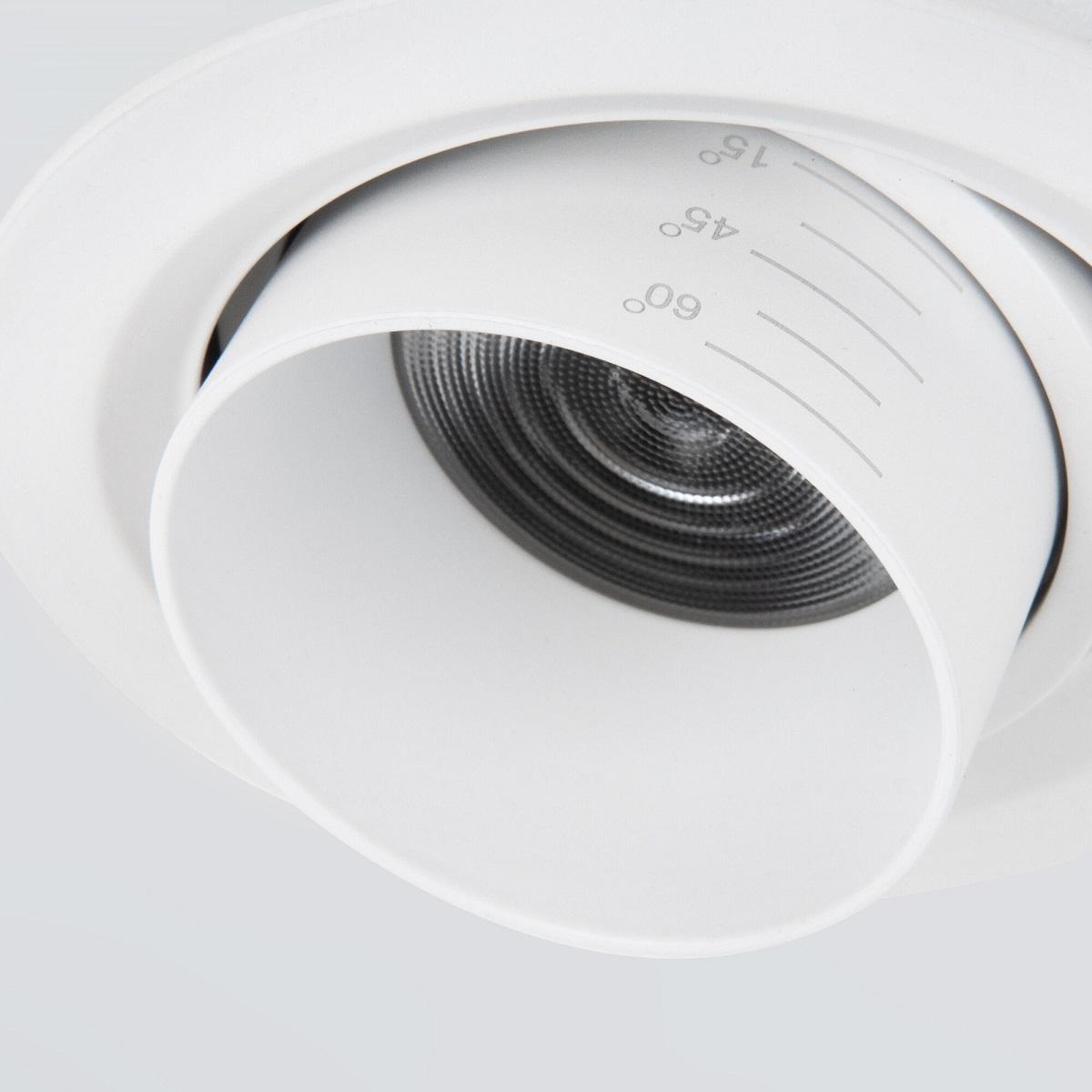 фото встраиваемый светодиодный светильник elektrostandard 9920 led 15w 3000k белый a064034 | 220svet.ru