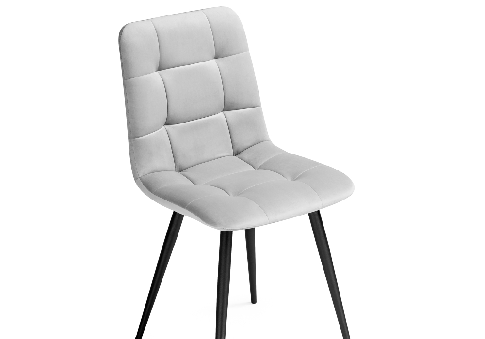 фото стул woodville чилли к светло-серый / черный 502073 | 220svet.ru