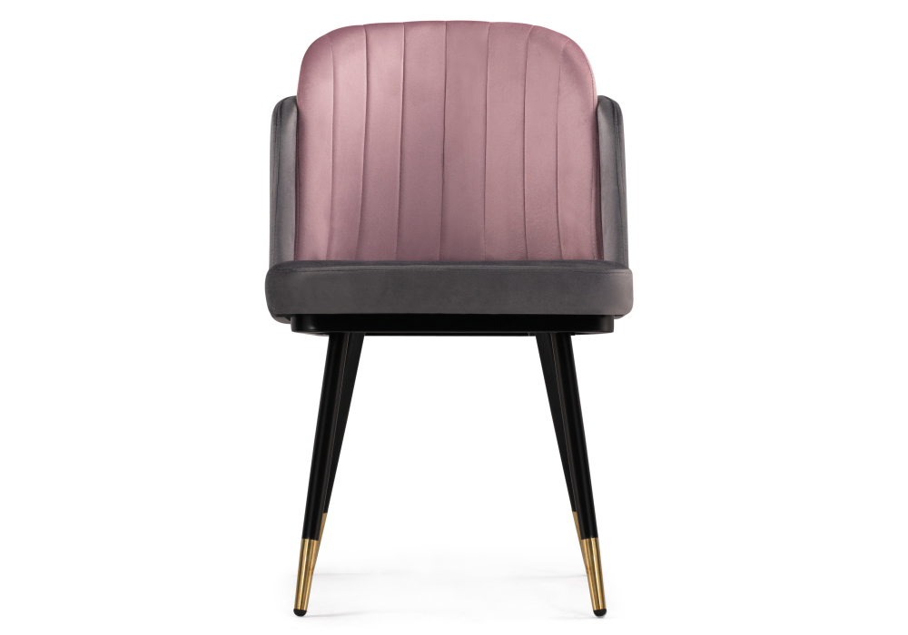 фото стул woodville penelopa dark gray / pink / black / gold 15417 | 220svet.ru