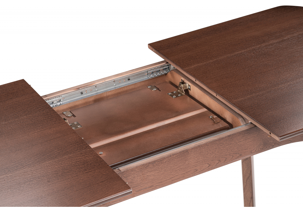 фото стол деревянный раскладной woodville сугили прямоугольный миланский орех 615236 | 220svet.ru