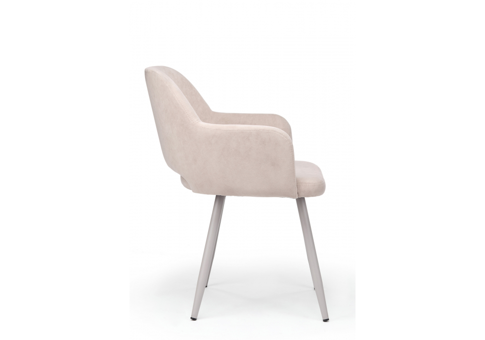 фото стул поворотный на металлокаркасе woodville эолин 360 латте (glory 10) / серый 631706 | 220svet.ru