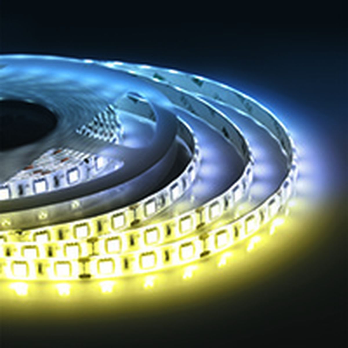 фото светодиодная лента apeyron 14,4w/m 60led/m 5050smd теплый/холодный белый 5m 222оо | 220svet.ru
