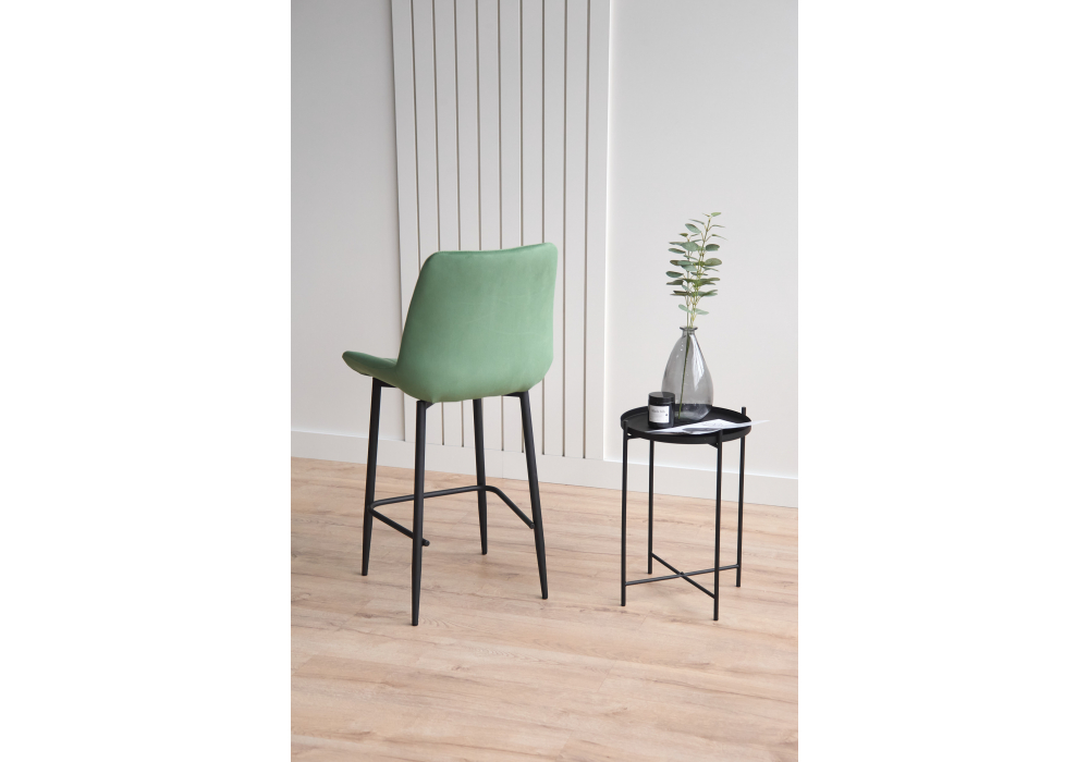 фото барный стул woodville седа фисташковый / черный 632611 | 220svet.ru