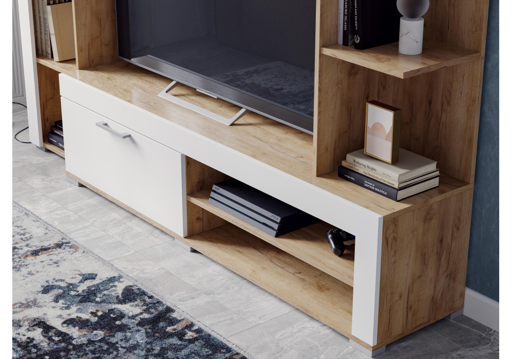 фото гостиная касэль дуб крафт золото 547796 | 220svet.ru