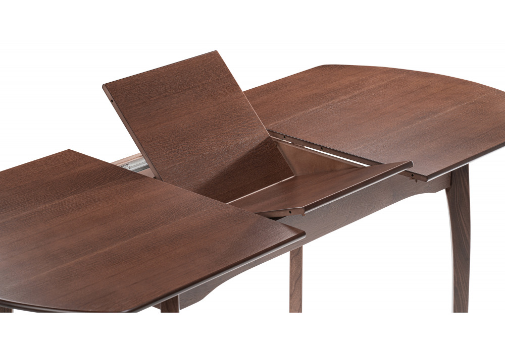 фото стол деревянный раскладной woodville сугили прямоугольный миланский орех 615236 | 220svet.ru