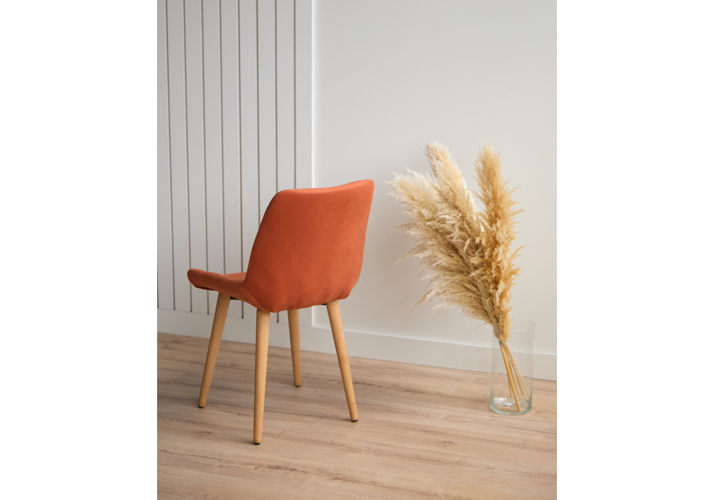 фото стул деревянный woodville челси терракотовый (zd 432) / светлое дерево np 632517 | 220svet.ru