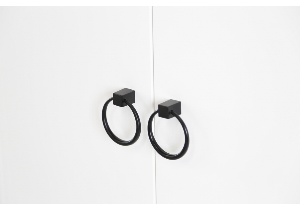 фото шкаф woodville ева 104.01 белый матовый 589705 | 220svet.ru