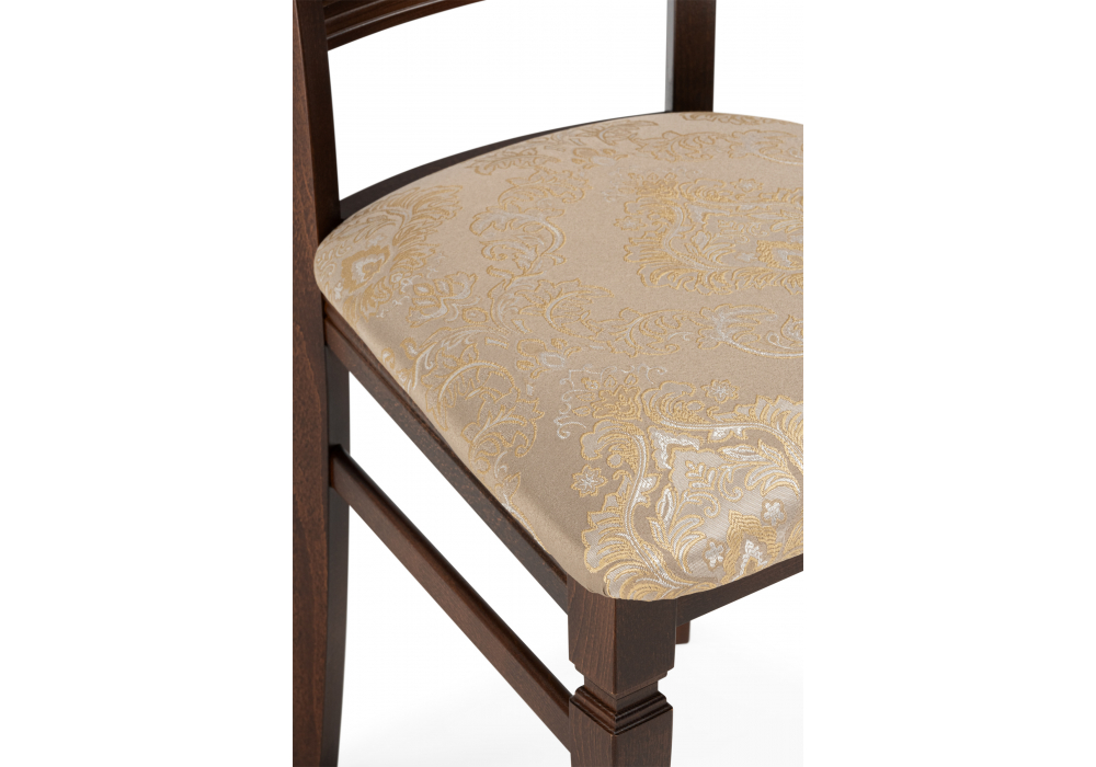 фото стул деревянный woodville ларс вивальди нуга / орех темный 639333 | 220svet.ru