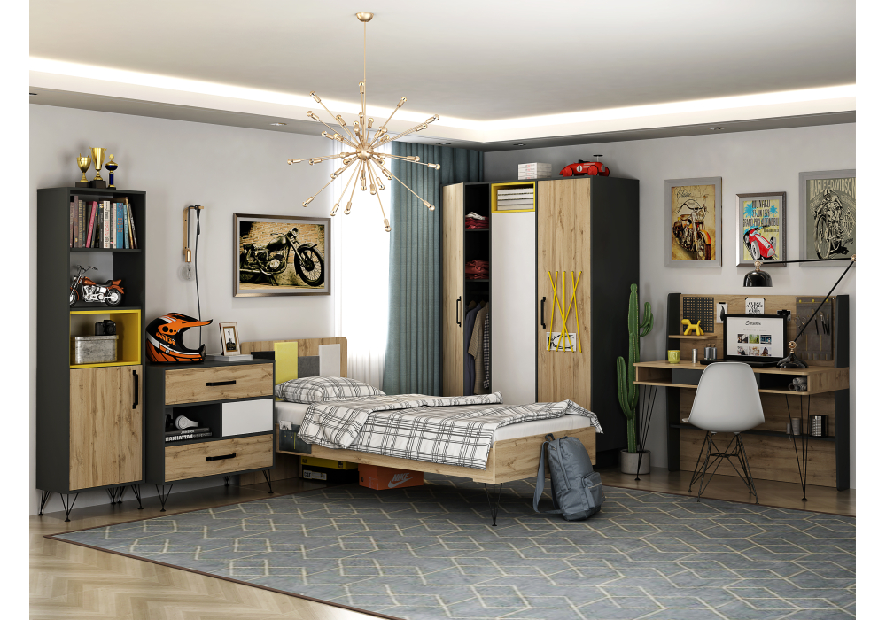 фото письменный стол woodville нобира дуб ирландский 515117 | 220svet.ru