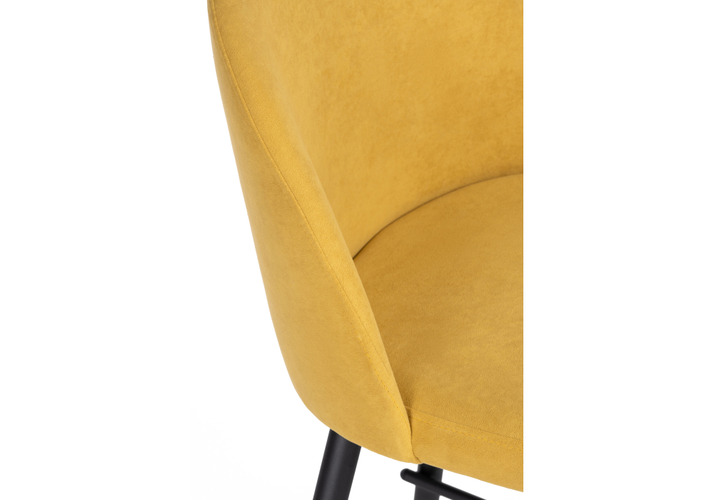 фото барный стул woodville сондре горчичный / черный 504193 | 220svet.ru