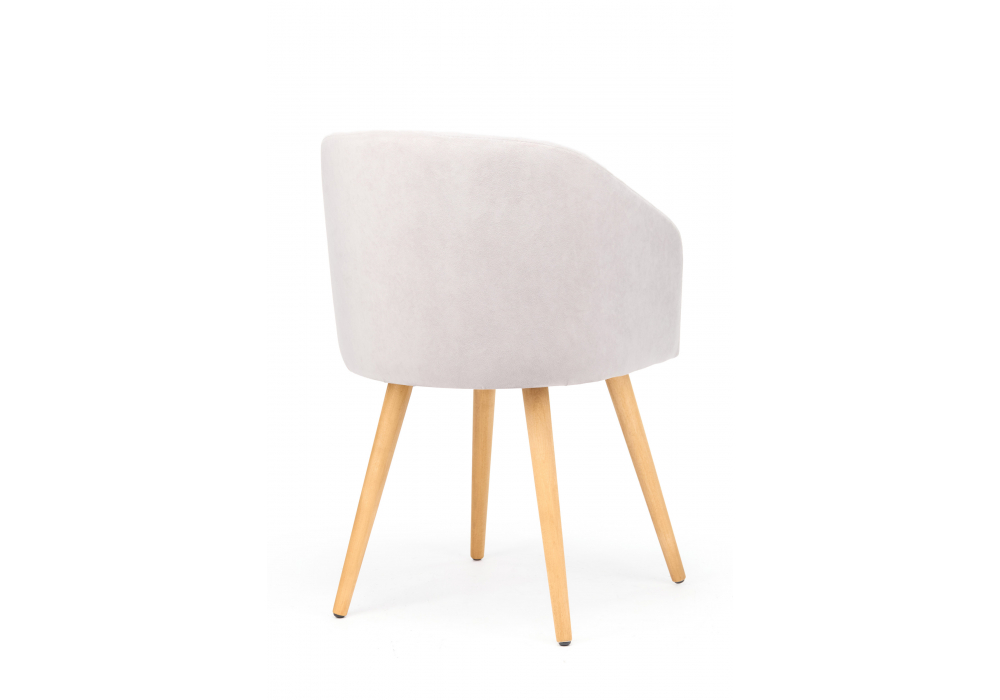 фото стул деревянный woodville монер светло-серый (glory 36) / светлое дерево 632635 | 220svet.ru