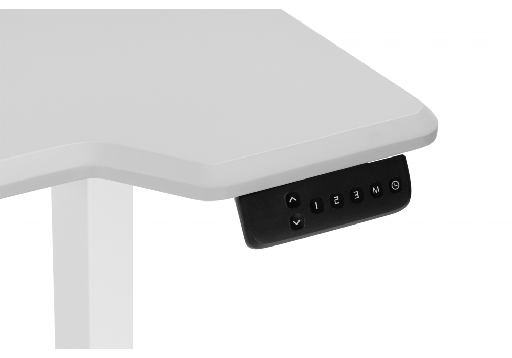 фото компьютерный стол с подъемным механизмом woodville маркос 120х75 тауп / белый 614598 | 220svet.ru