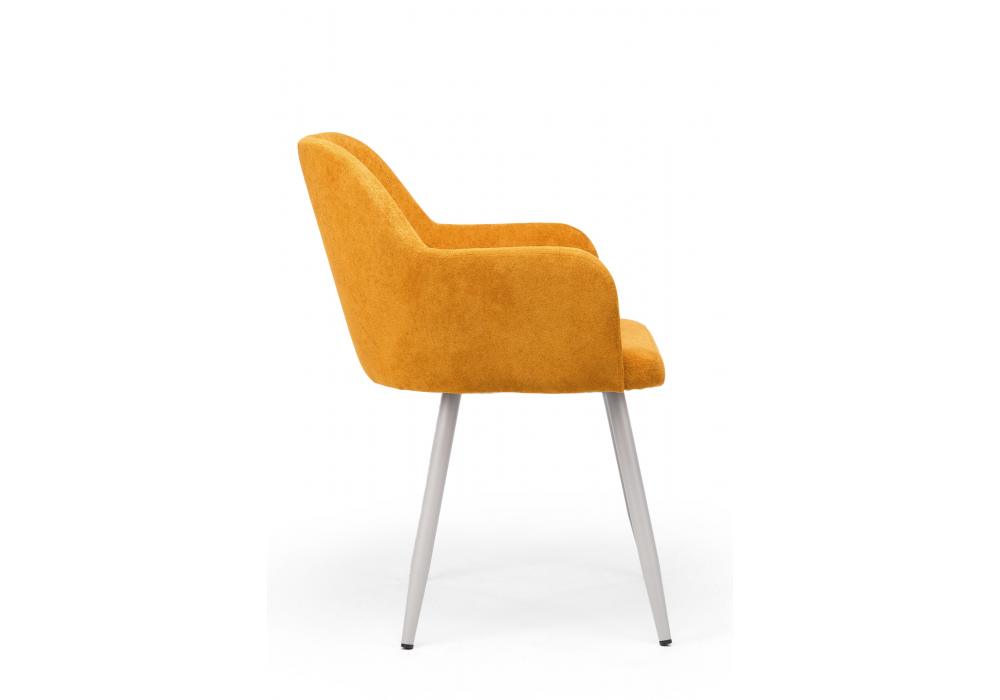 фото стул на металлокаркасе woodville инфини терракота (ocean 015) / серый 631723 | 220svet.ru