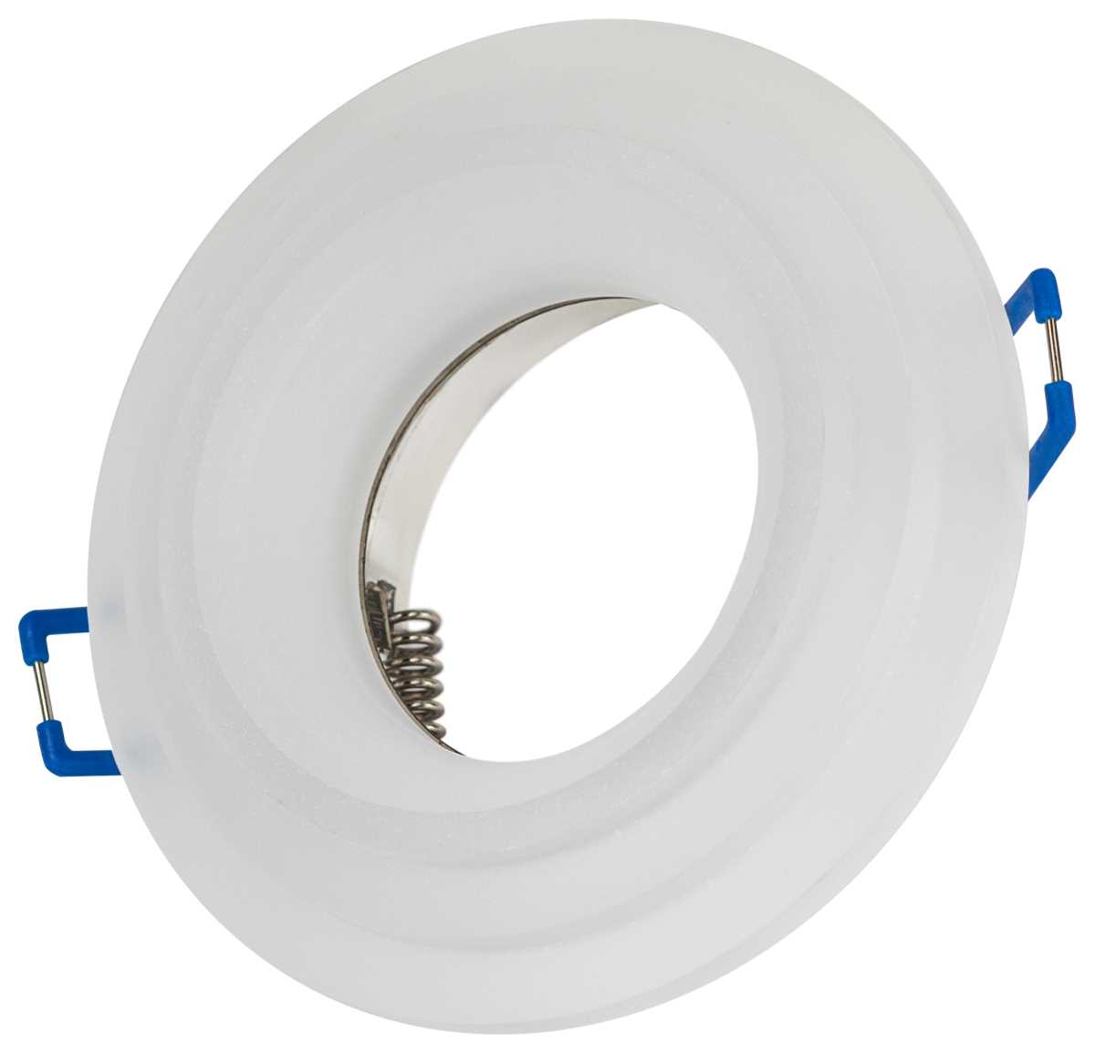 фото светильник встраиваемый декоративный эра dk105 wh под лампу mr16 gu5.3 белый б0058392 | 220svet.ru