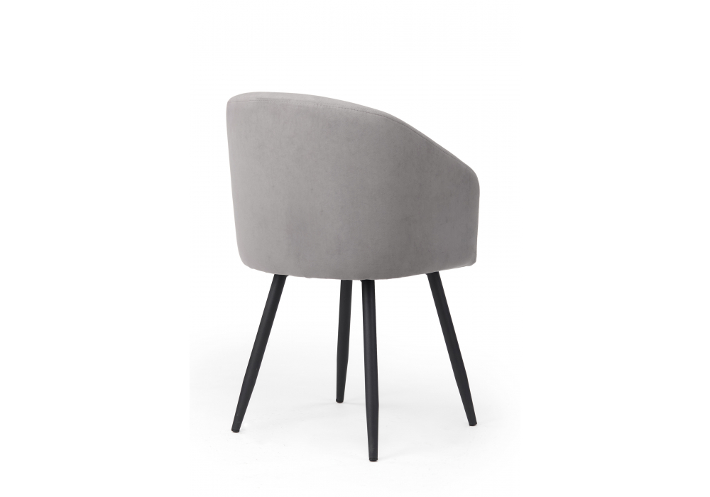 фото стул на металлокаркасе поворотный woodville монер 360 темно-серый (glory 20) / черный 632667 | 220svet.ru