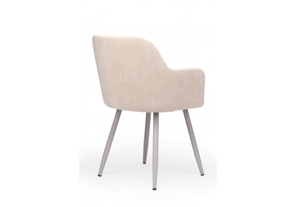 фото стул на металлокаркасе поворотный woodville инфини 360 латте (ocean 003) / серый 631772 | 220svet.ru