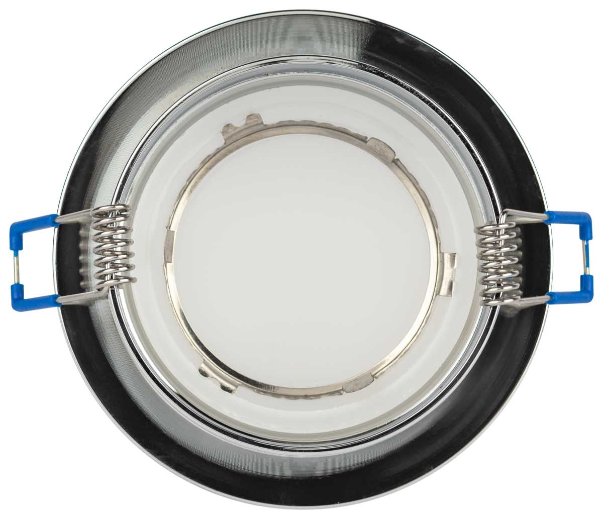 фото светильник встраиваемый декоративный эра dk99 ch под лампу mr16 gu5.3 хром б0058394 | 220svet.ru