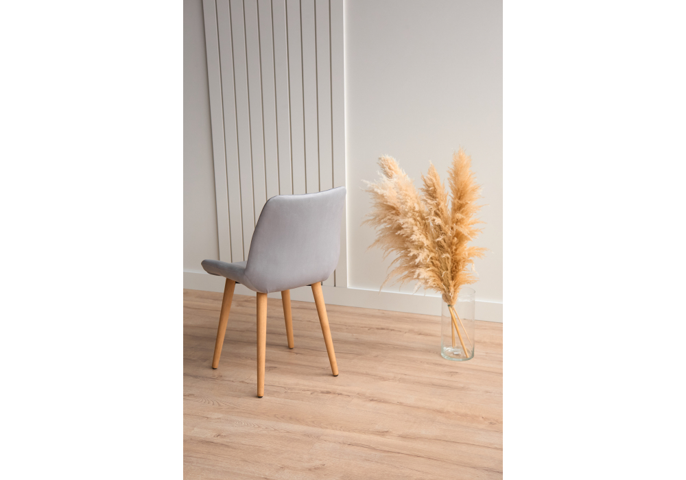 фото стул деревянный вращающийся woodville седа 360 светло-серый (zd 960) / светлое дерево np 632375 | 220svet.ru