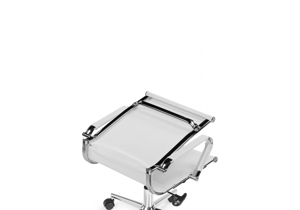 фото компьютерное кресло woodville reus сетка белый / хром 15969 | 220svet.ru