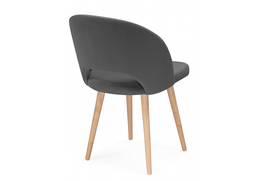 фото стул деревянный поворотный woodville курбис 360 темно-серый (zd 995) / светлое дерево 642917 | 220svet.ru